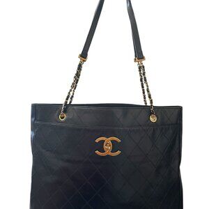 Chanel Quilted Tote Bag